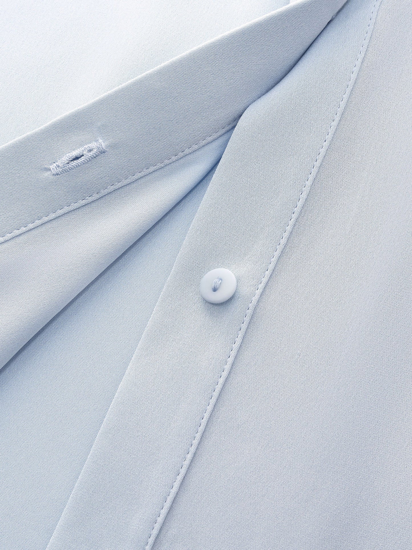 22MM Mulberry Silk Contrast Collar Tie Front Women Shirt