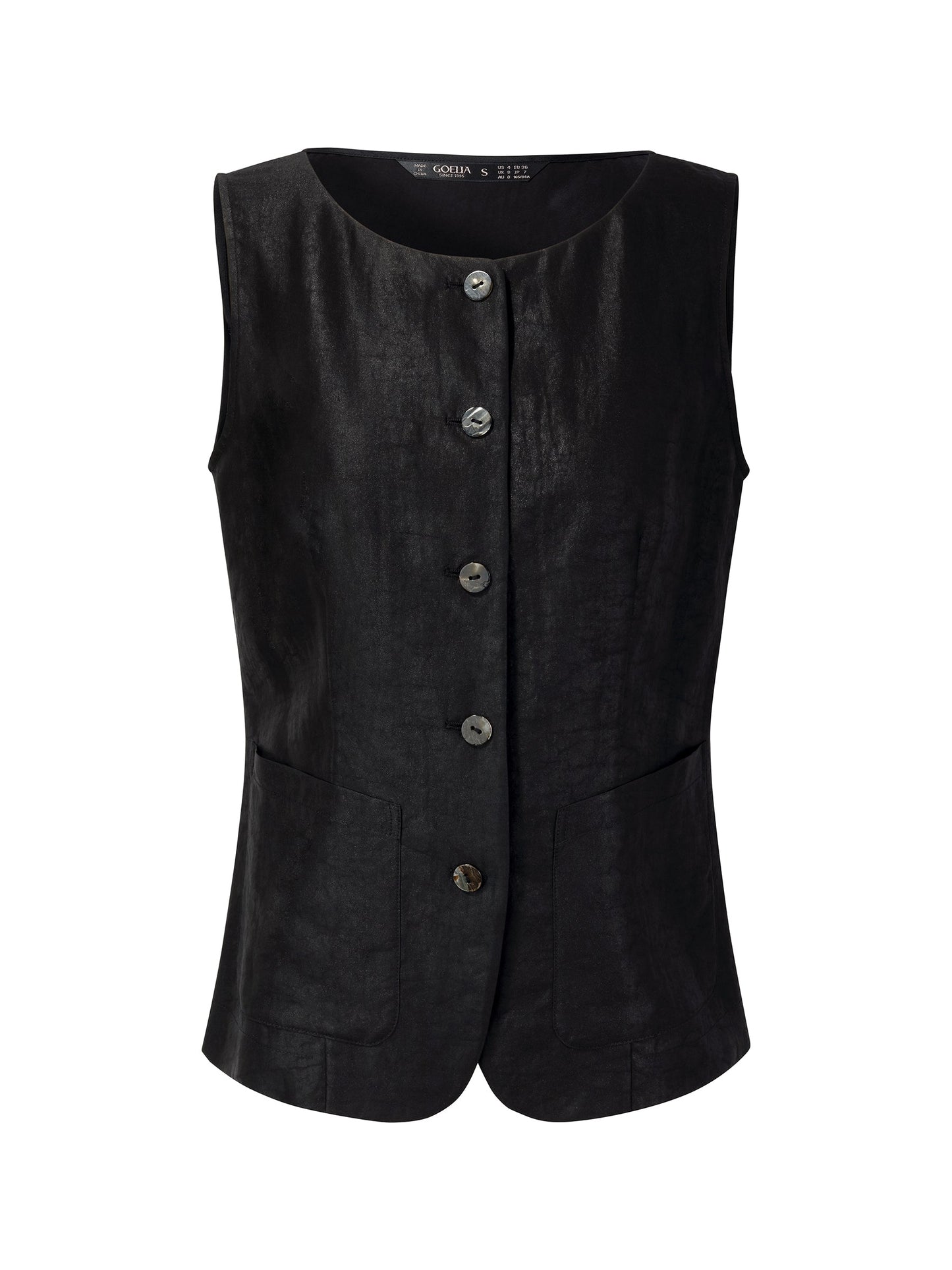 18MM Gambiered Canton Gauze Women H-Line Vest