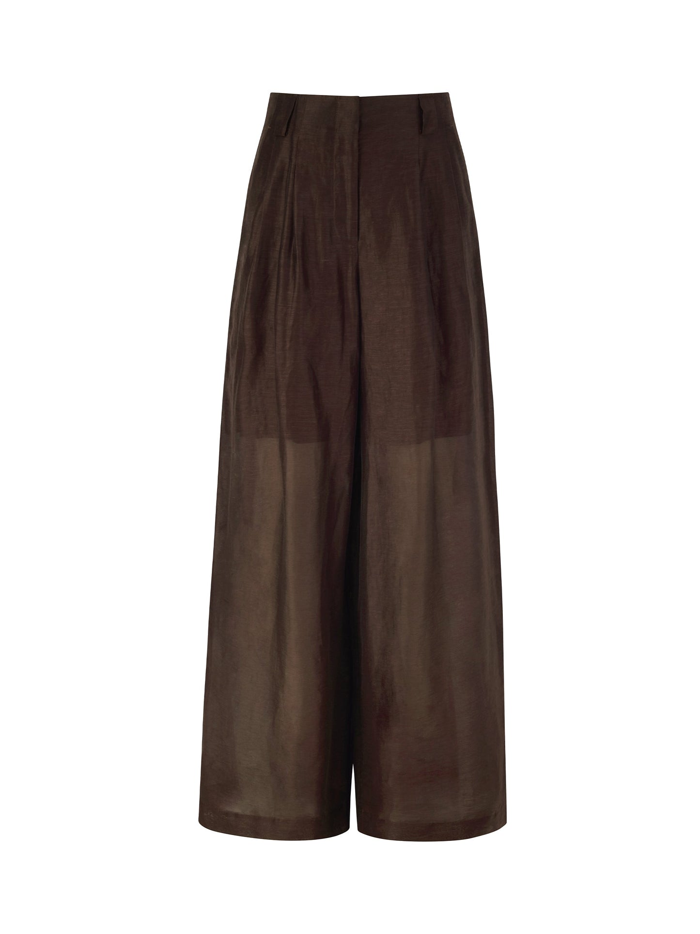 Tencel Linen Blend Women Straight Leg Pants