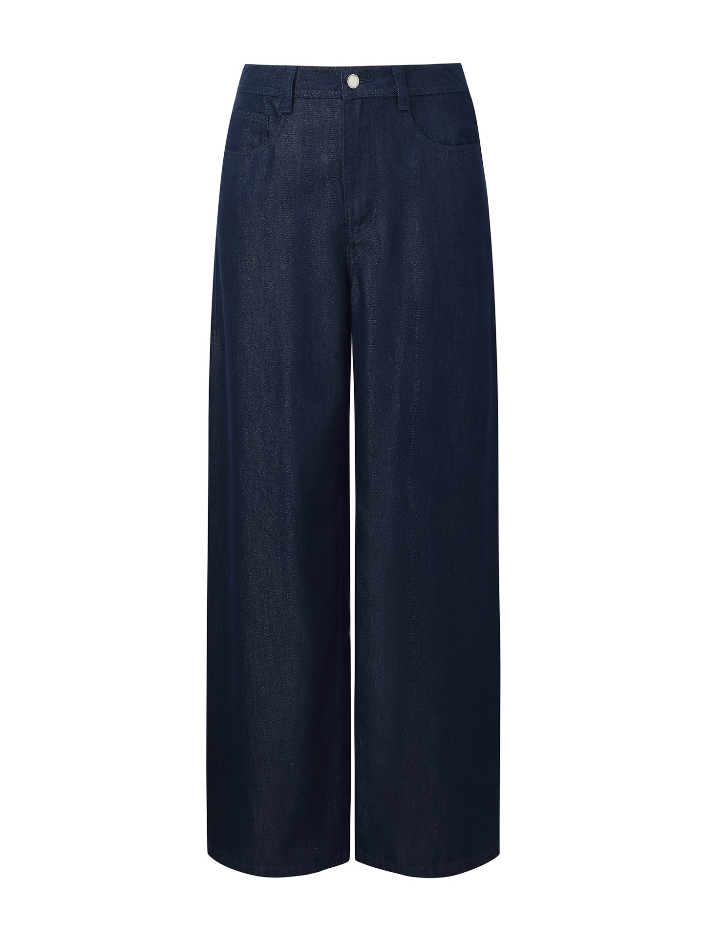 Denim Glitter Detailed Women Loose Straight Jeans