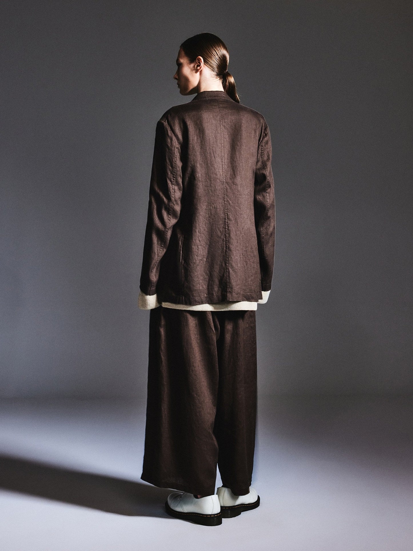 100% Linen Loose Fit X-Line Unisex Blazer