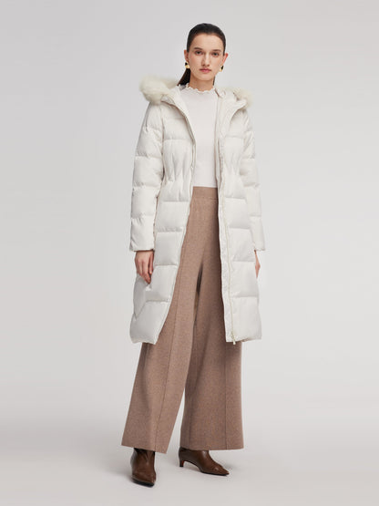 Gathered Waist Goose Down Garment