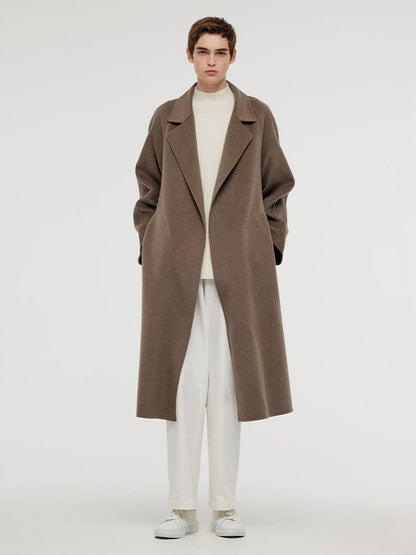 Cashmere Wool Unisex Wrap Coat