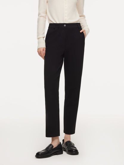 Stretch Slim Fit Women Ankle-Length Pants