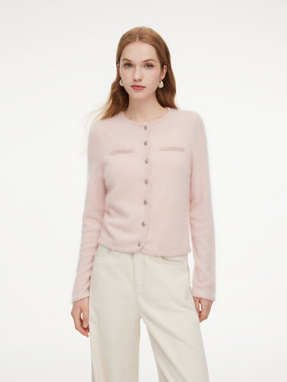 [Preview] 100% Brushed Cashmere Women Cardigan
