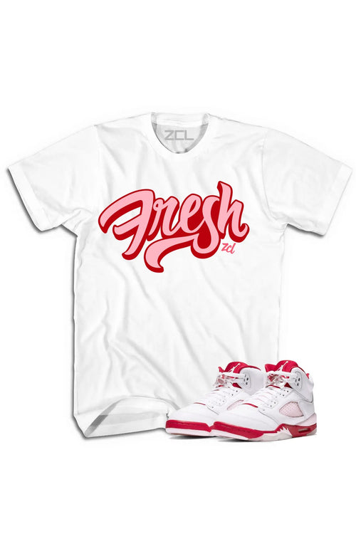 Air Jordan 5 GS "Fresh" Tee (Pink Foam)