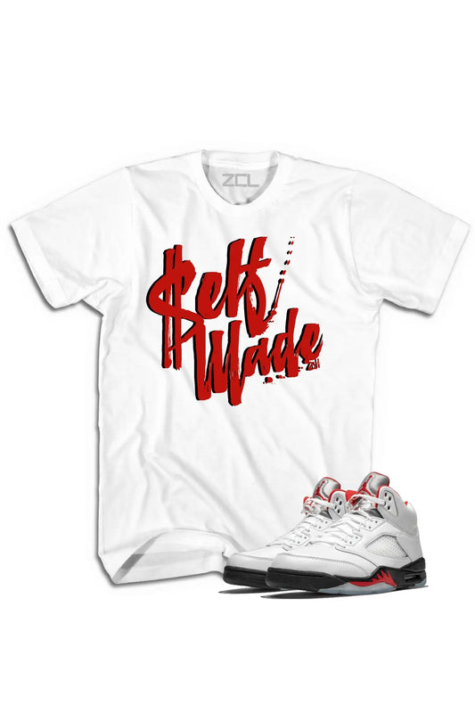 Air Jordan 5 Retro "Self Made" Tee (Fire Red)