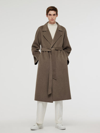 Cashmere Wool Unisex Wrap Coat