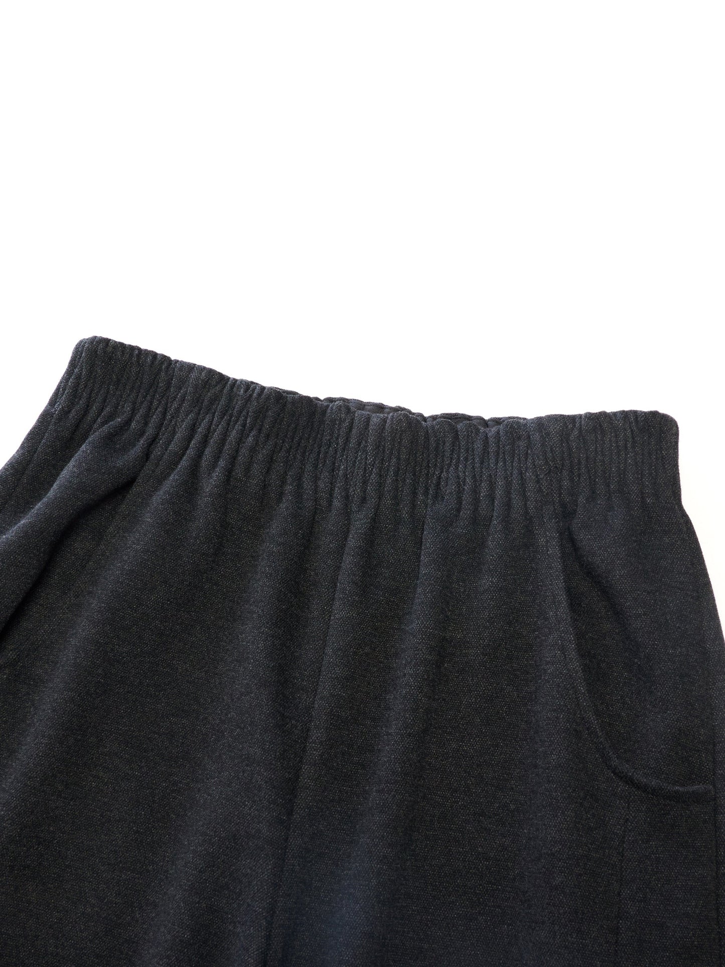 Elastic Waist Women Curved Leg Pants