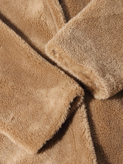 Lamb Wool Oversized Teddy Coat