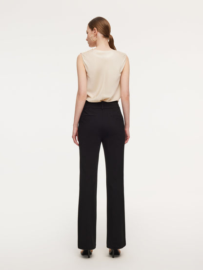 Stretch Slim Fit Women Flared Pants