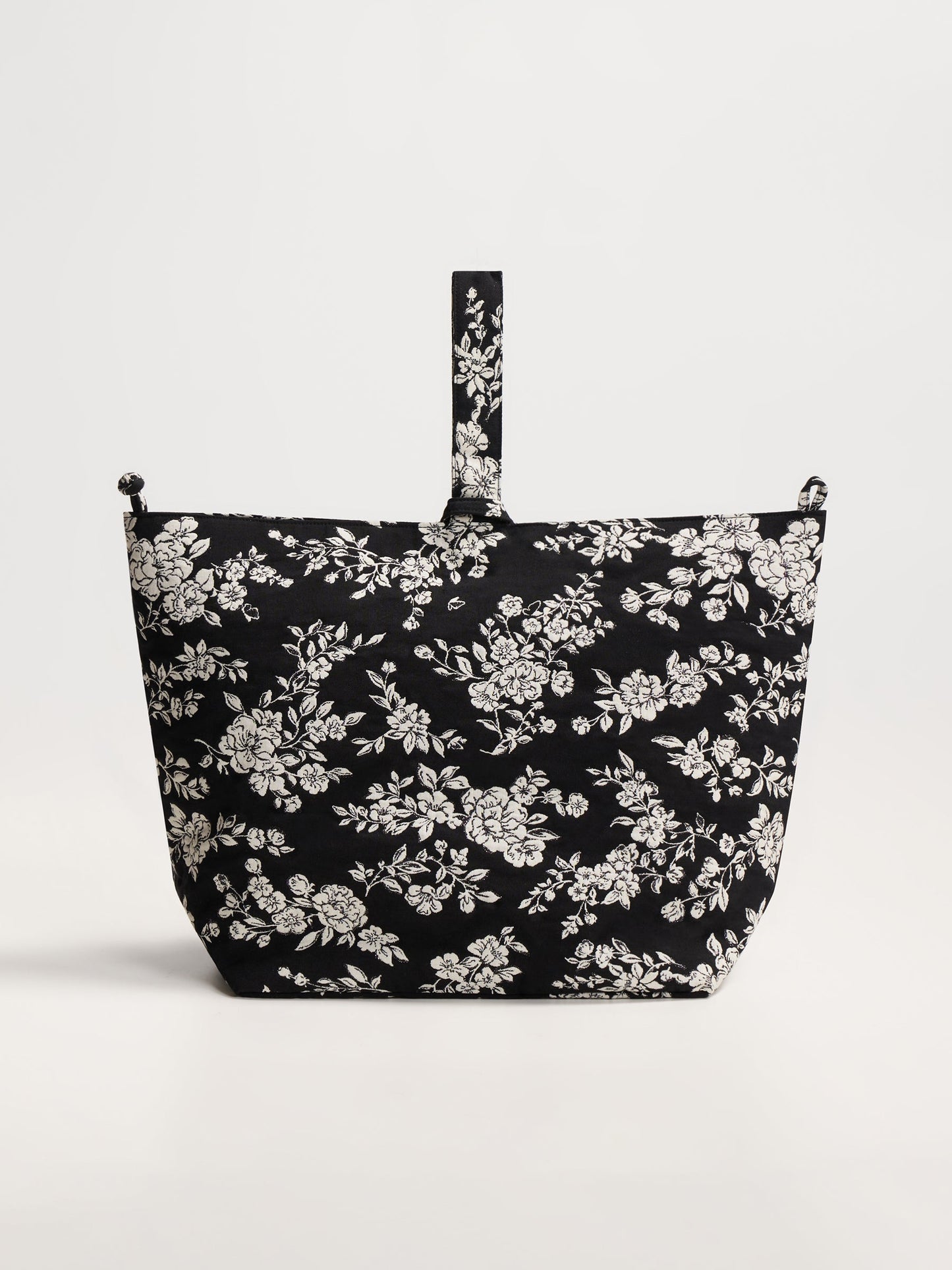 New Chinese-Style Floral Print Handbag