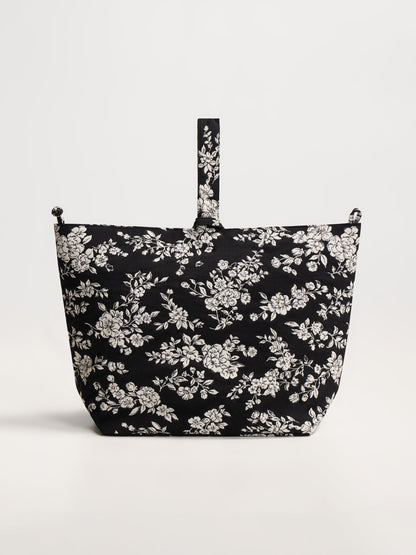 New Chinese-Style Floral Print Handbag