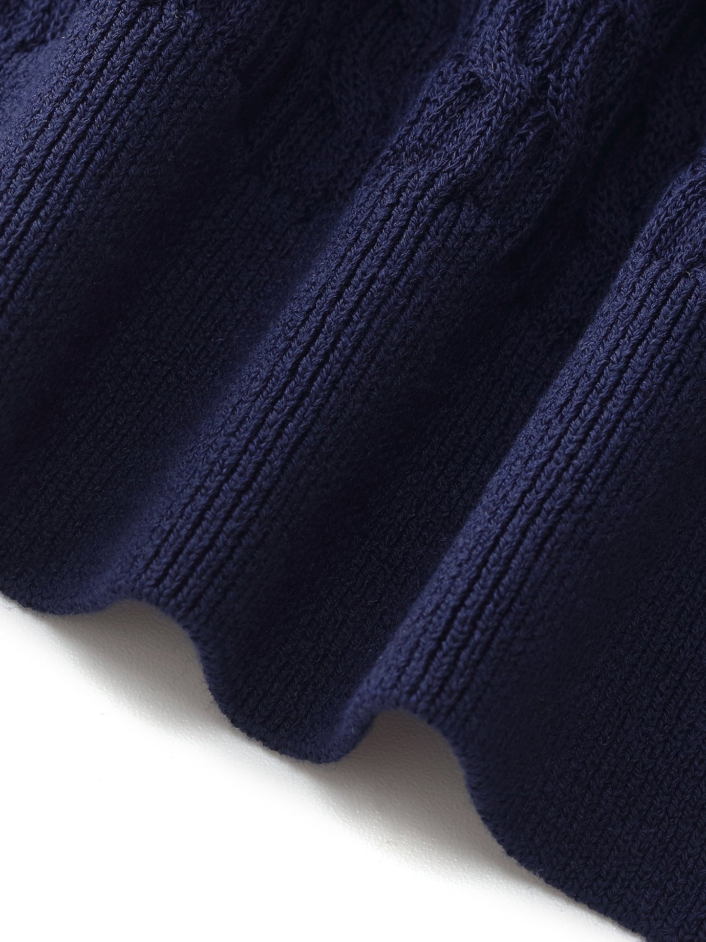 Lyocell Blend Polo Knit Top And Pleated Skirt Two-Piece Set