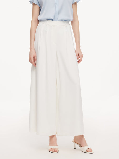 Four-Way Stretch Relaxed Ankle Length Women Pants