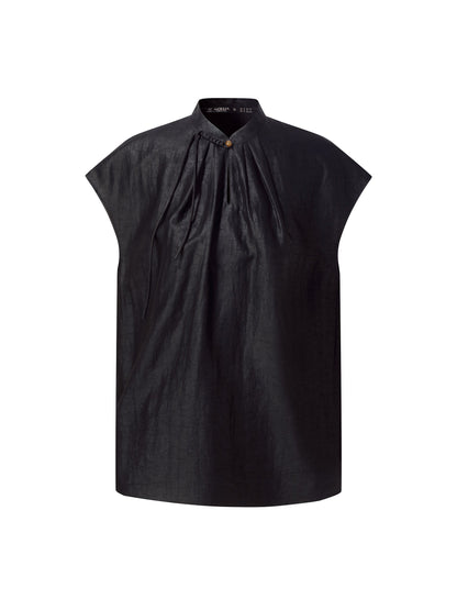 16MM Xiang Yun Silk Women Cap Sleeve Top