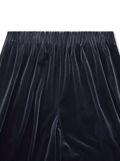 Velvet Straight Wide Leg Women Pants