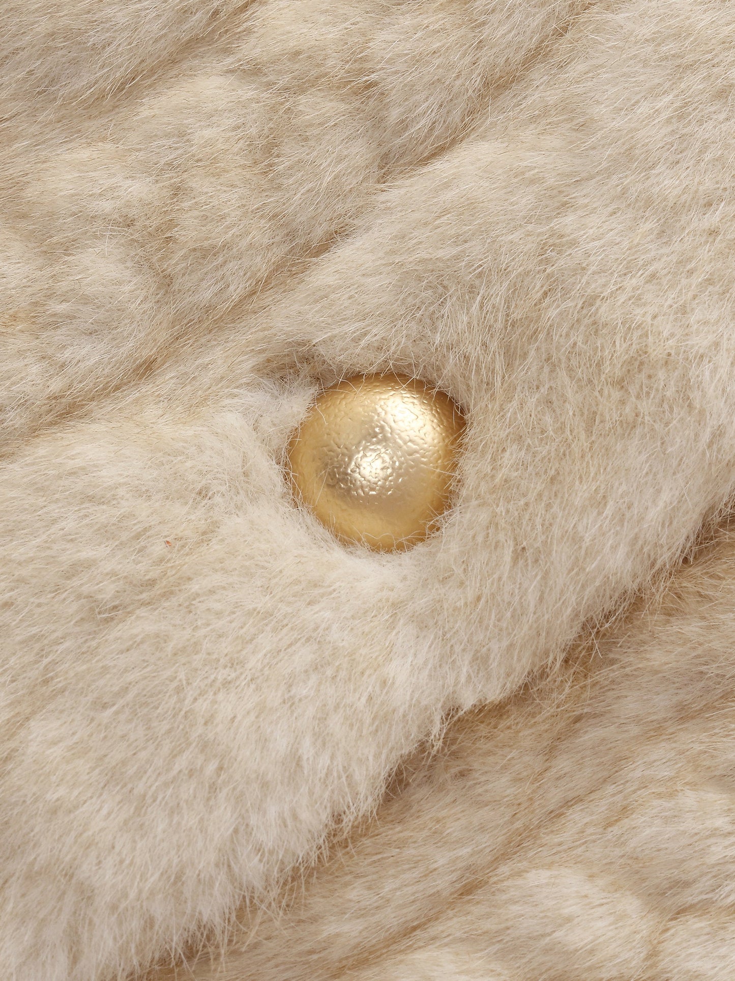 Eco-friendly Faux Fur Textured Women Coat