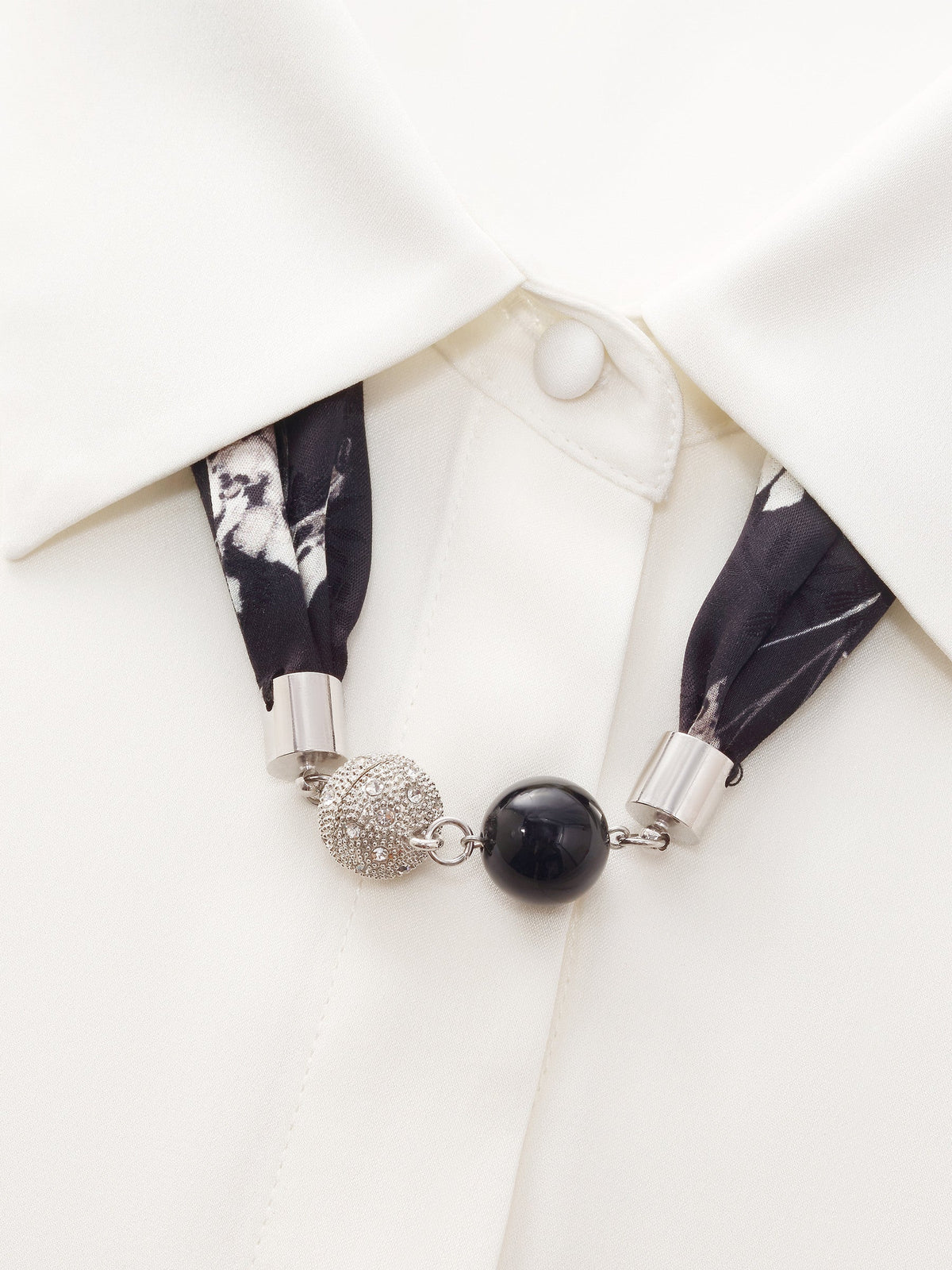 22MM Mulberry Silk Women Shirt With Silk Scarf