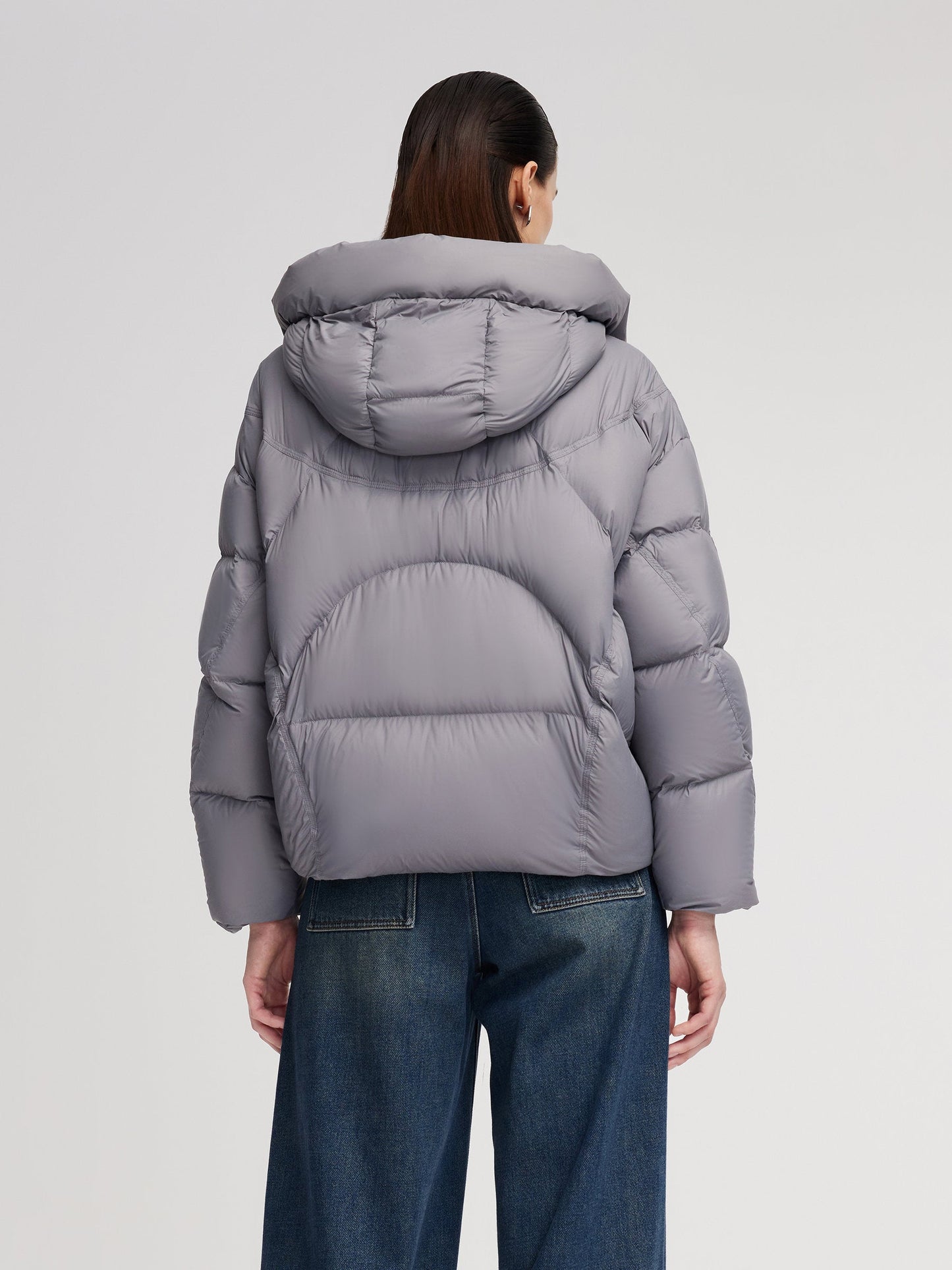Lightweight Windproof Hooded Goose Down Jacket