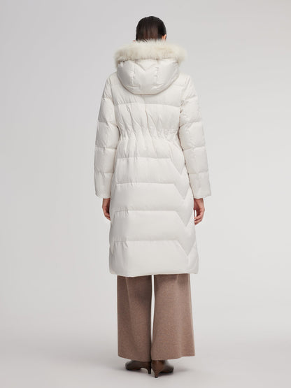 Gathered Waist Goose Down Garment