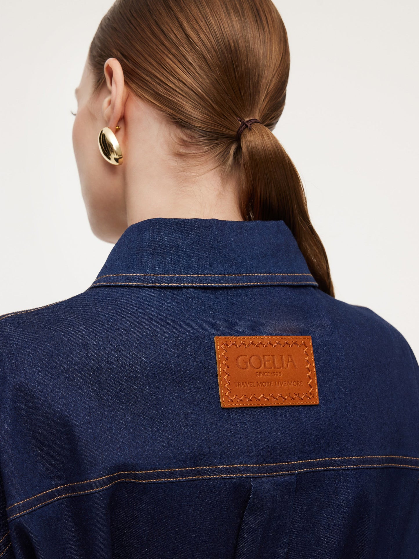 Denim Loose Fit H-Line Women Shirt
