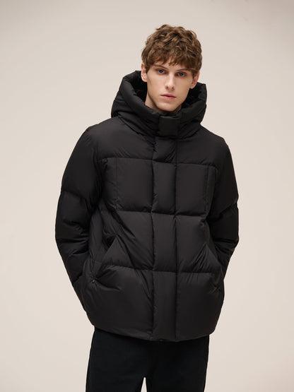 Loose Unisex Hooded Goose Down Jacket