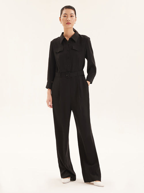 Triacetate Street-Style Women Jumpsuit
