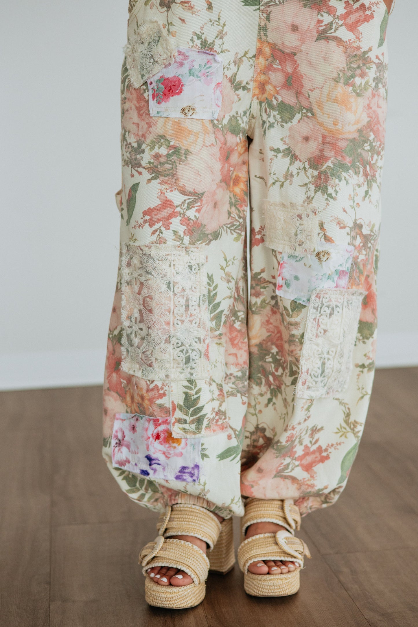 Shaylah Floral Overalls