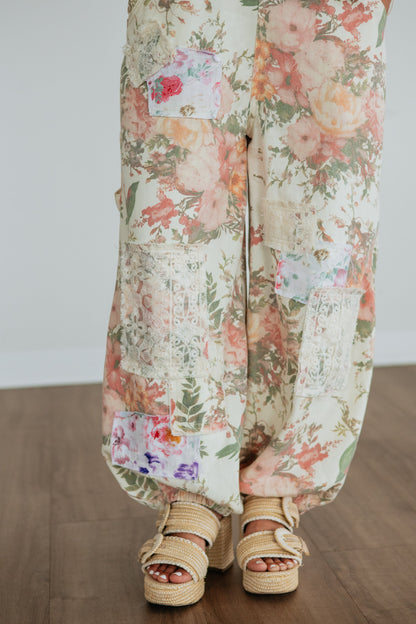 Shaylah Floral Overalls