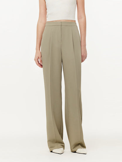 Stretch Adjustable Waist Women Pants