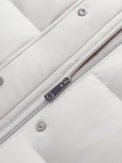 H-Line Windproof Hooded Goose Down Coat
