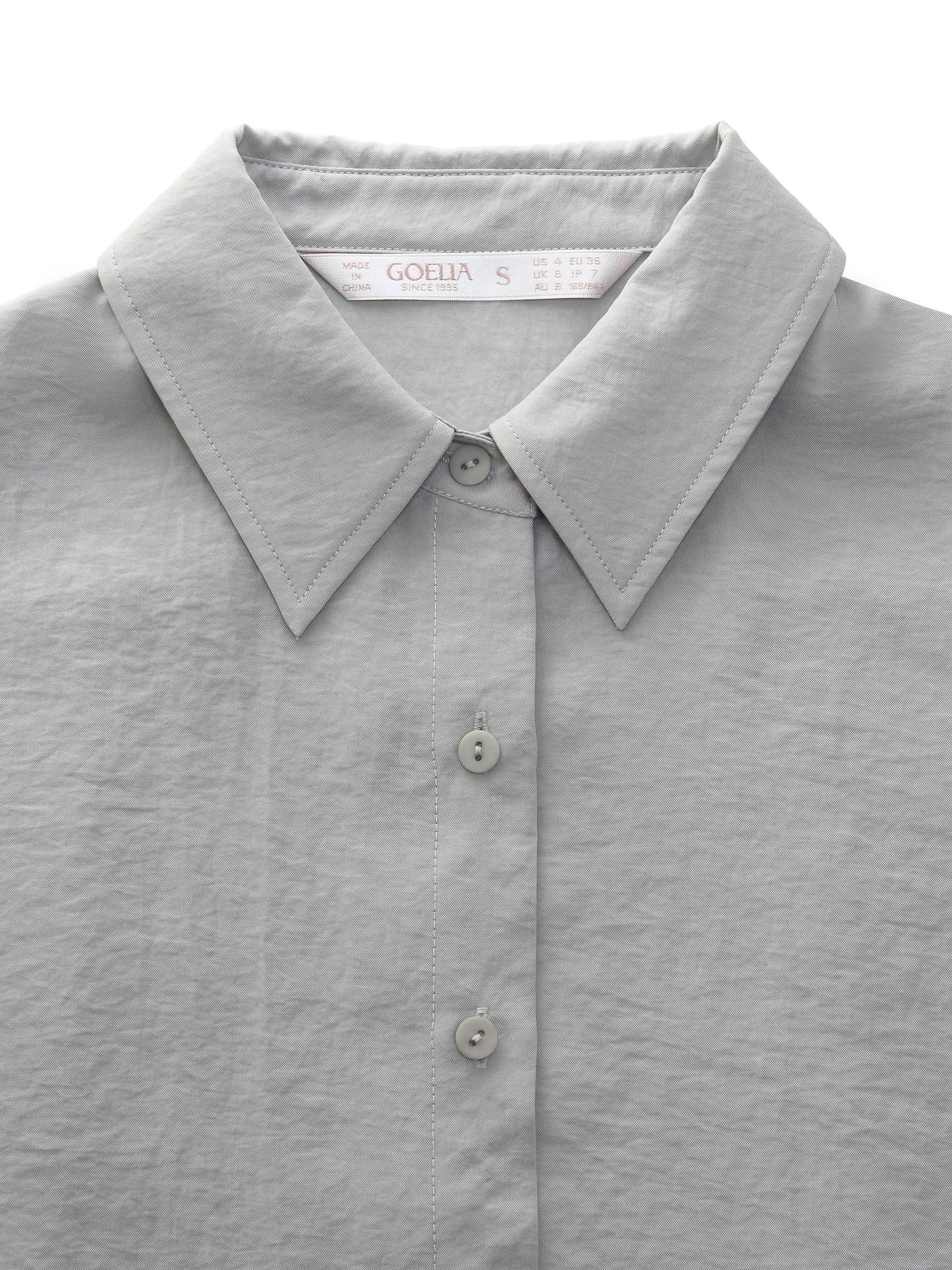[Preview] Triacetate Blend Women Oversized Shirt