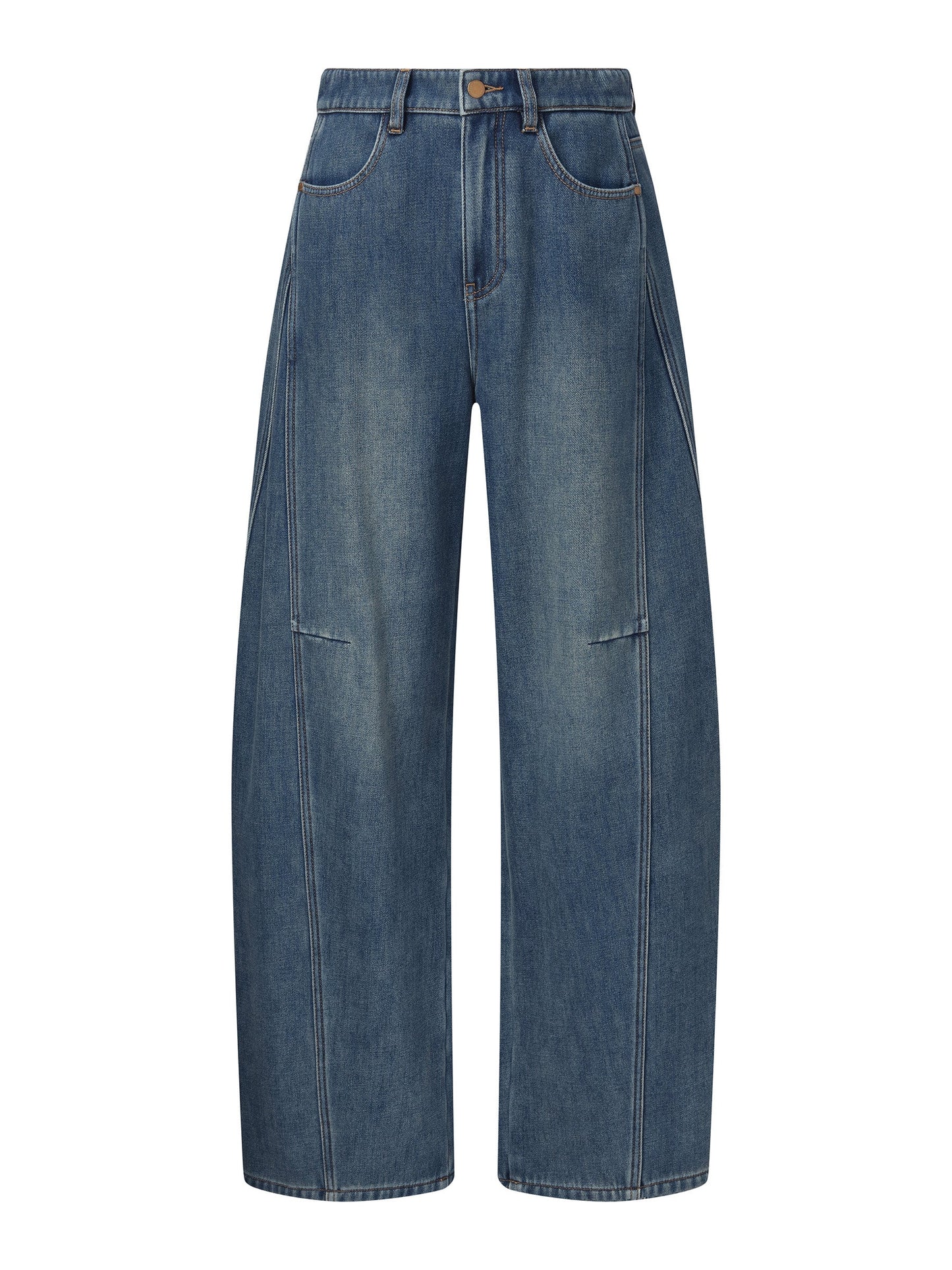Denim Fleece Lined Women Tapered Jeans