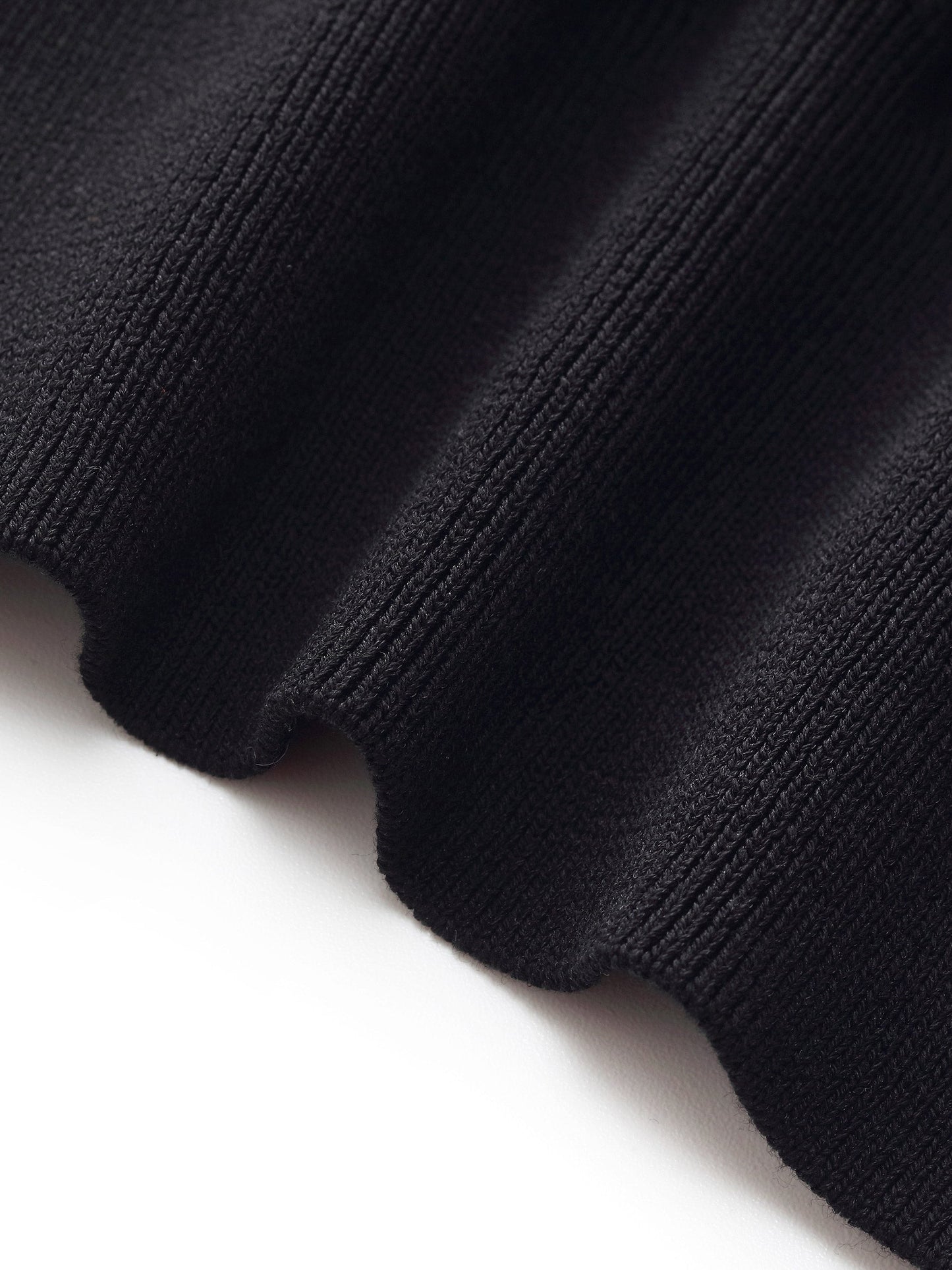 Tencel Blend Contrast Trim Women Knit Top