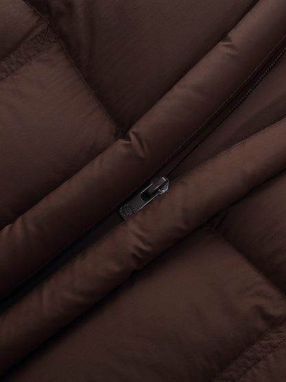 Lightweight Water-repellent Hooded Goose Down Jacket