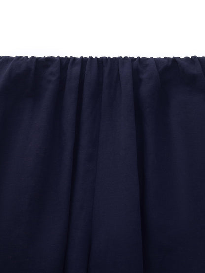 Linen Blend A-Line Women Culottes