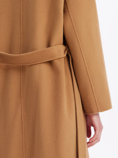 Cashmere Double-Faced Lapel Women Coat