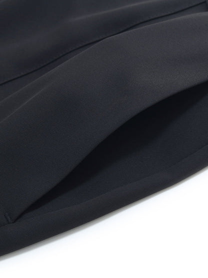Four-Way Stretch Front Slit Women Micro-Flared Pants
