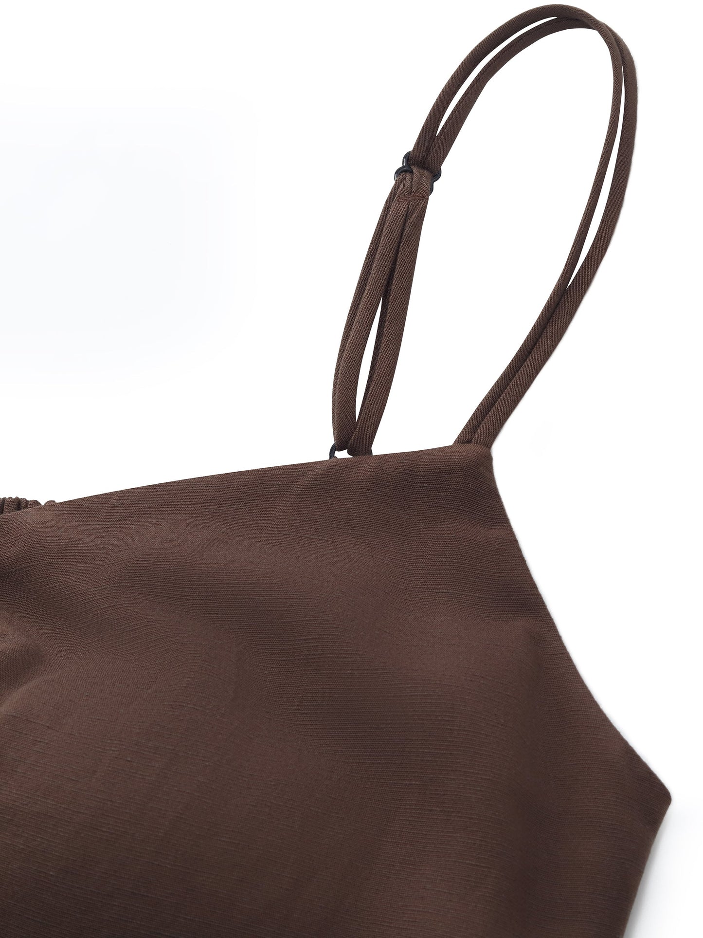 Linen Blend Camisole And Culottes Two-Piece Set