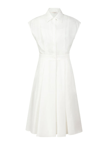 Tencel Acetate Blend Women Midi Shirt Dress