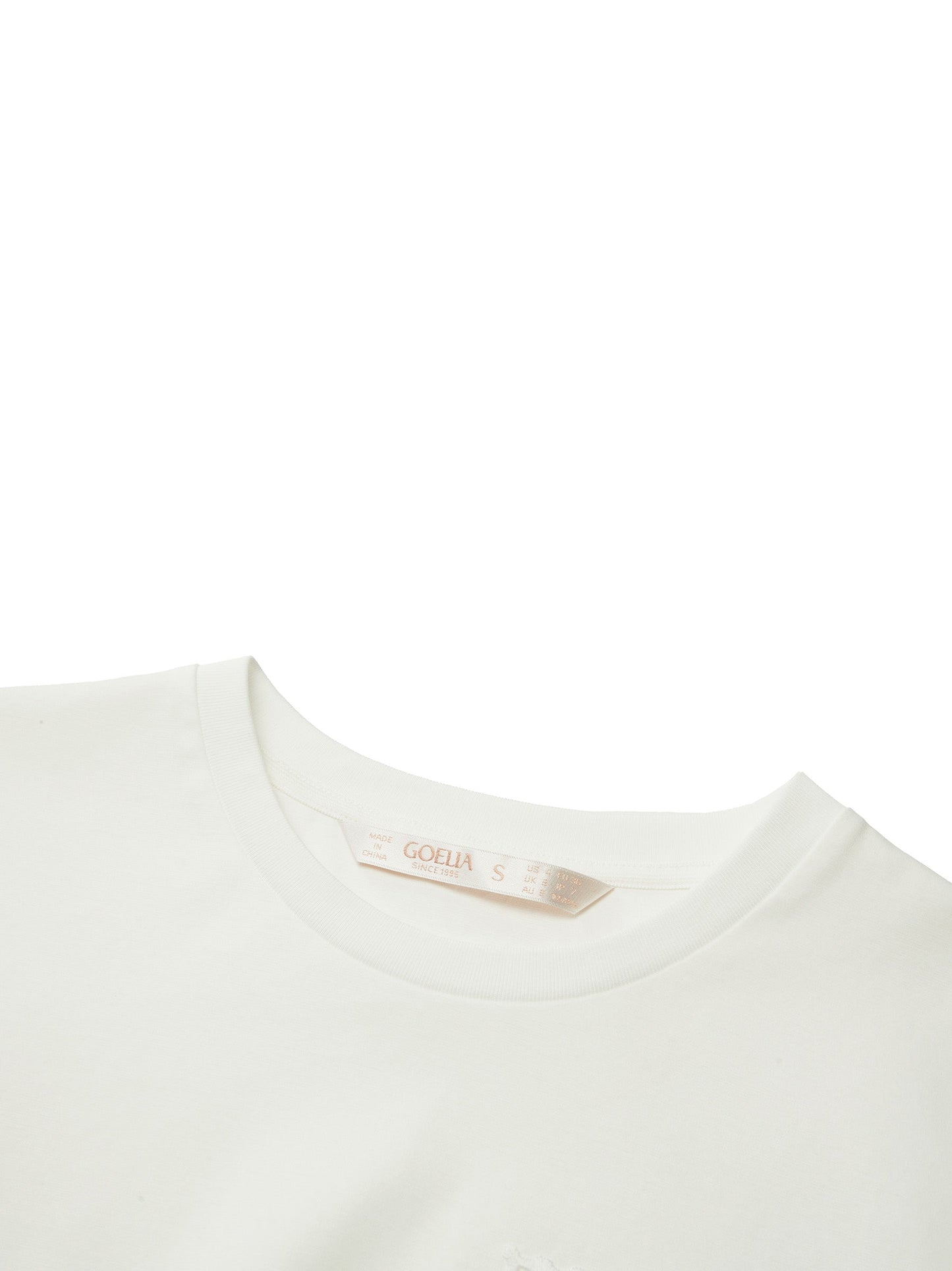 100% Cotton Paisley Embroidered Women T-Shirt