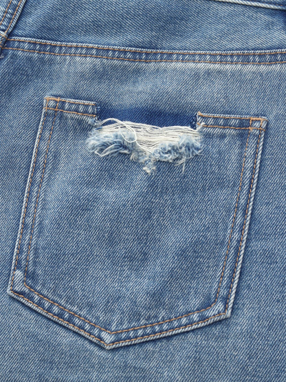 100% Cotton Denim A-Line Women Shorts