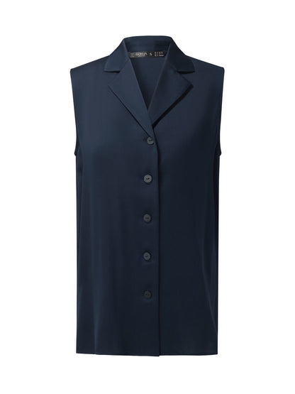 22MM Mulberry Silk Sleeveless Women Shirt