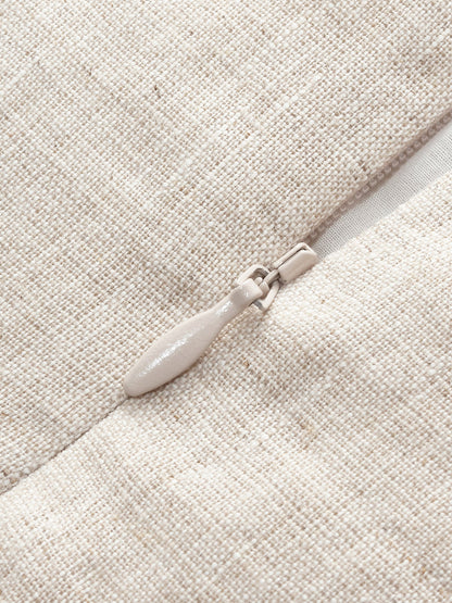 100% Linen Women Bud Sleeve Top