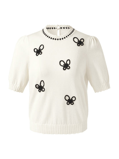 Tencel Butterfly Women Knit Top