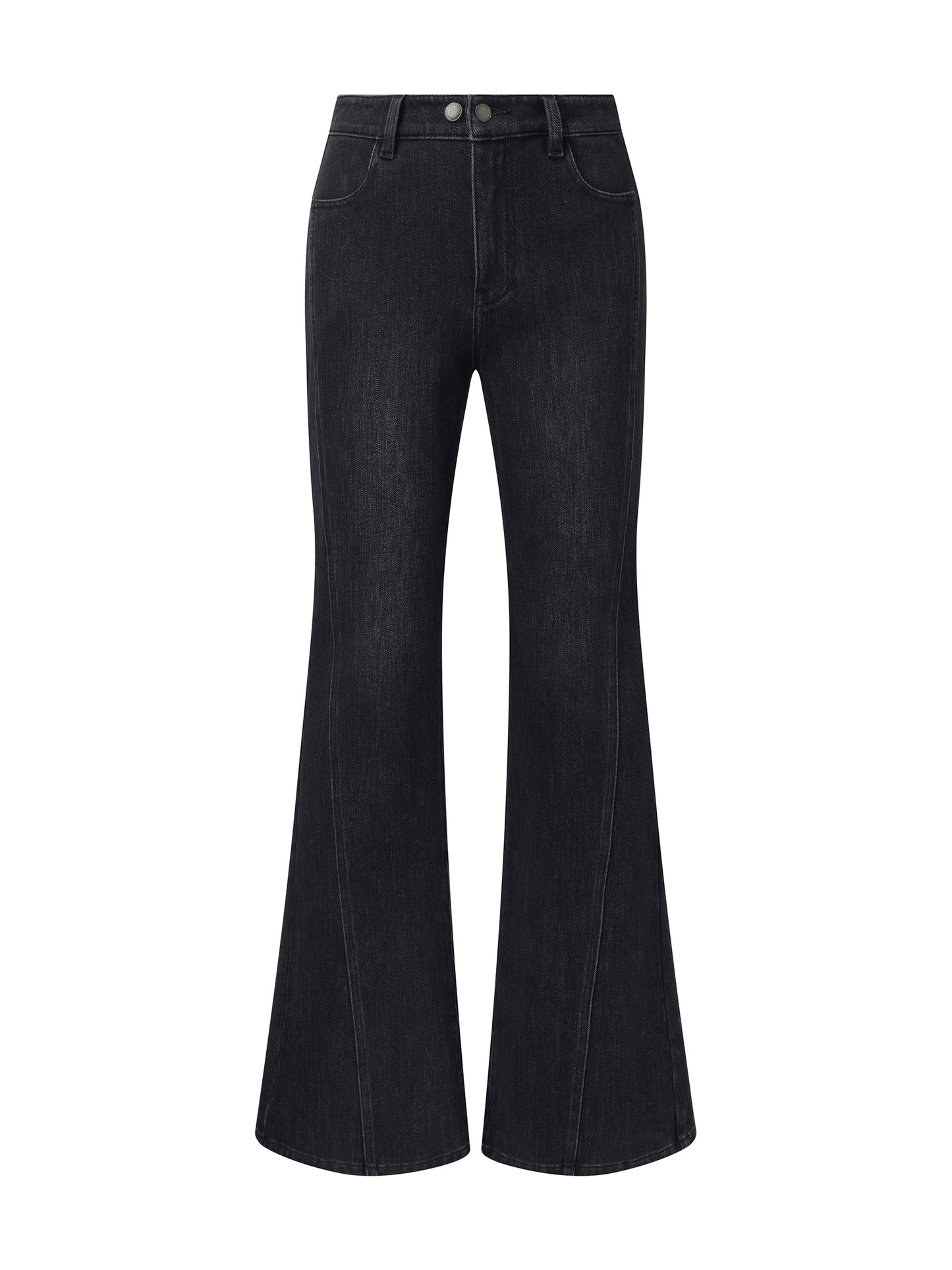 Brushed Denim Women Flared Jeans