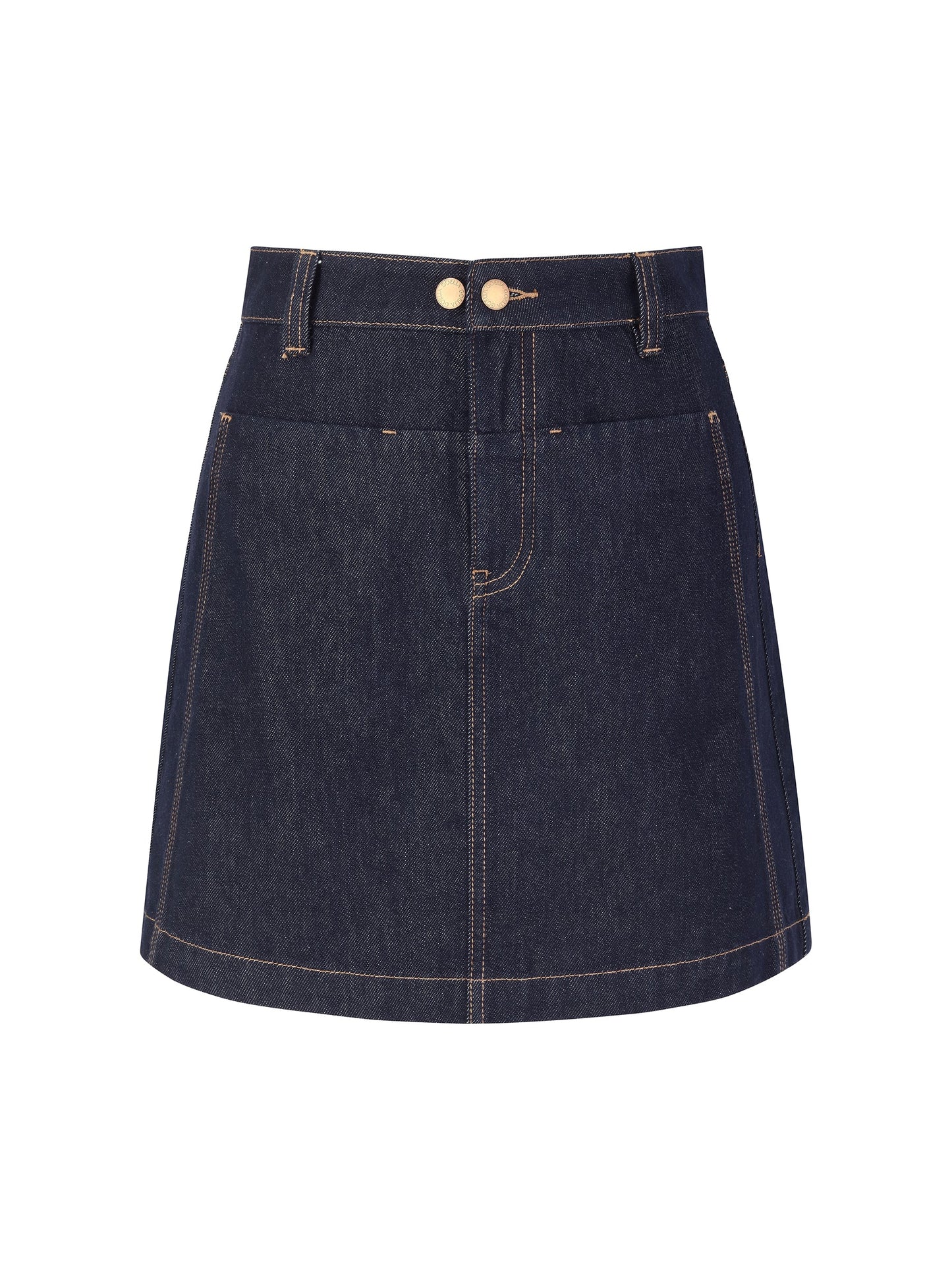 100% Cotton Denim Women A-Line Skirt