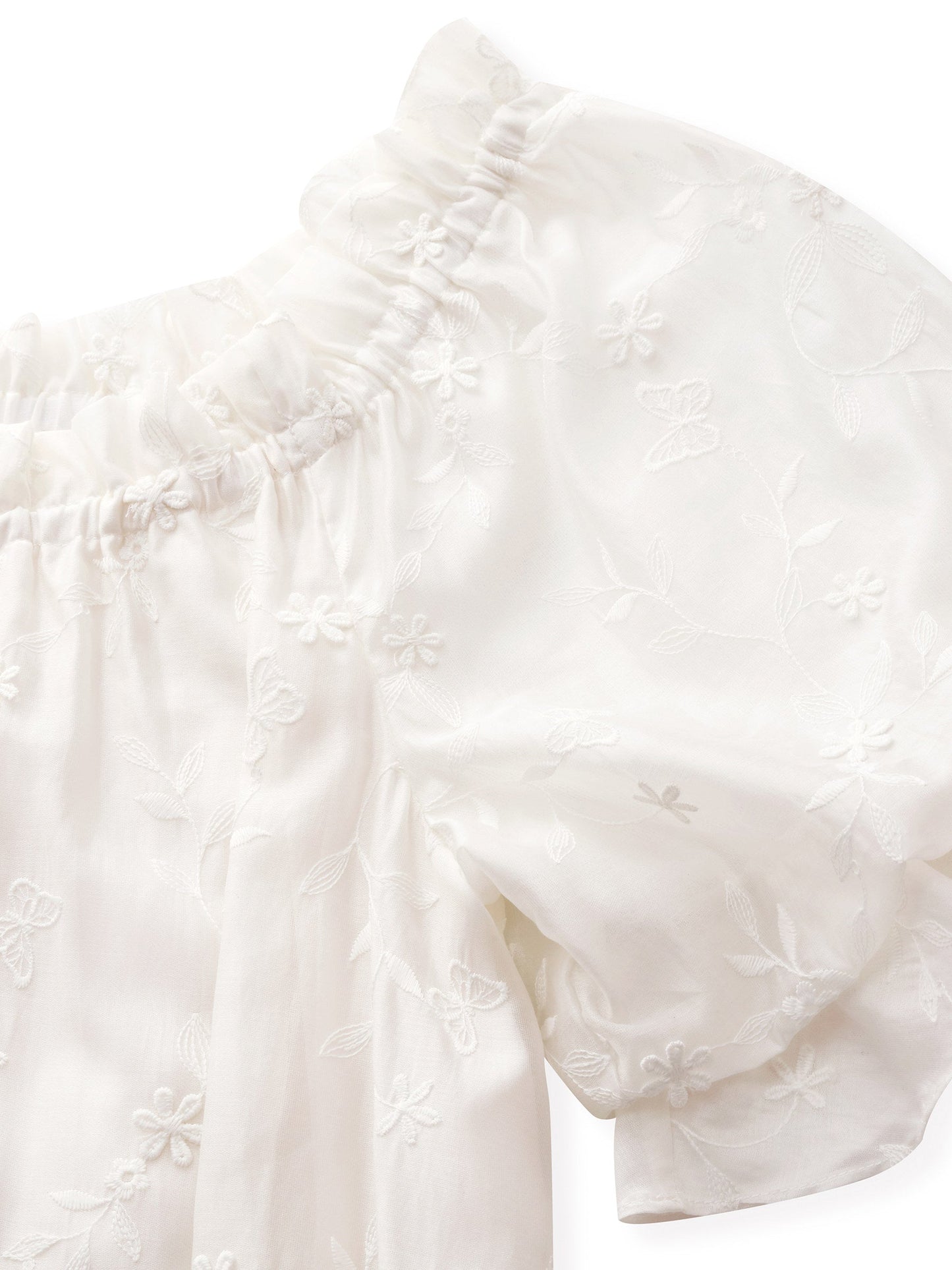 Tencel Blend Embroidered Women Maxi Dress