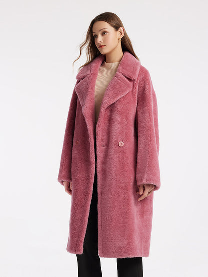 Lamb Wool Oversized Teddy Coat